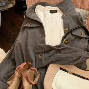 3/$15 Light weight corduroy jacket/dress